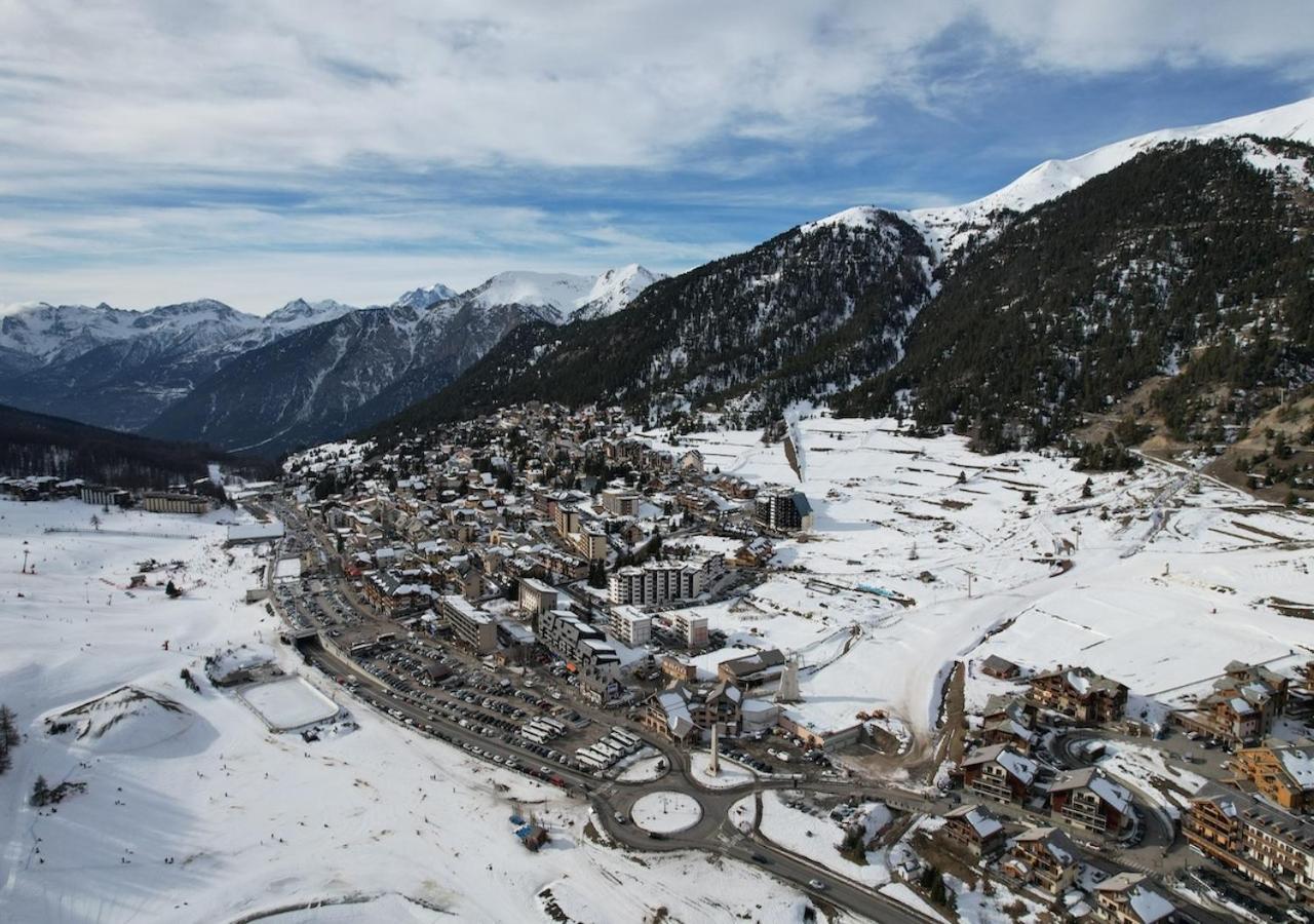 Studio Les Chalmettes 4 Personnes Au Pied Des Pistes Wifi - Balcon - Parking Montgenèvre Zewnętrze zdjęcie