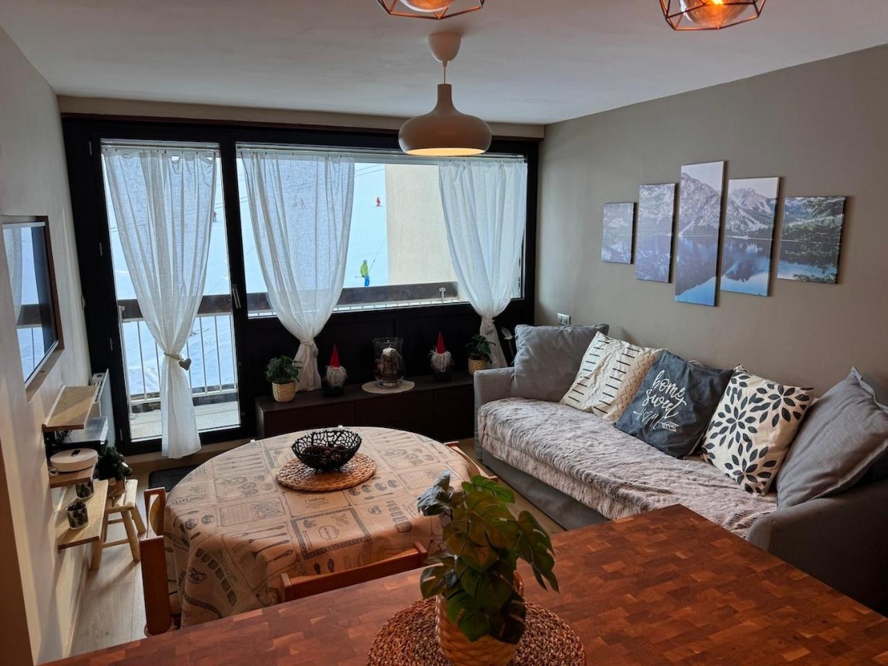 Studio Les Chalmettes 4 Personnes Au Pied Des Pistes Wifi - Balcon - Parking Montgenèvre Zewnętrze zdjęcie