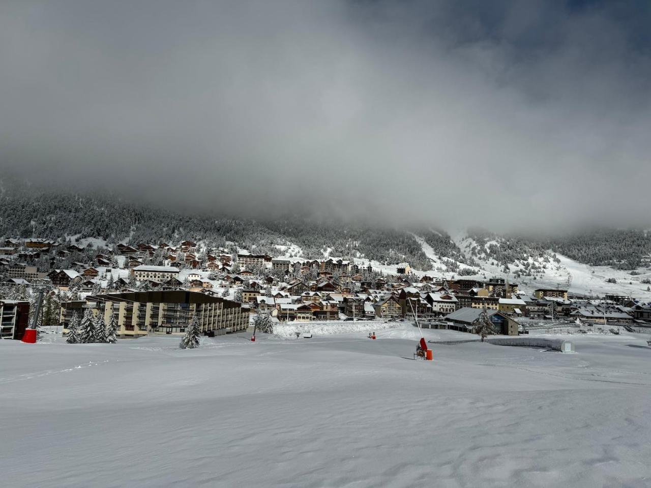 Studio Les Chalmettes 4 Personnes Au Pied Des Pistes Wifi - Balcon - Parking Montgenèvre Zewnętrze zdjęcie