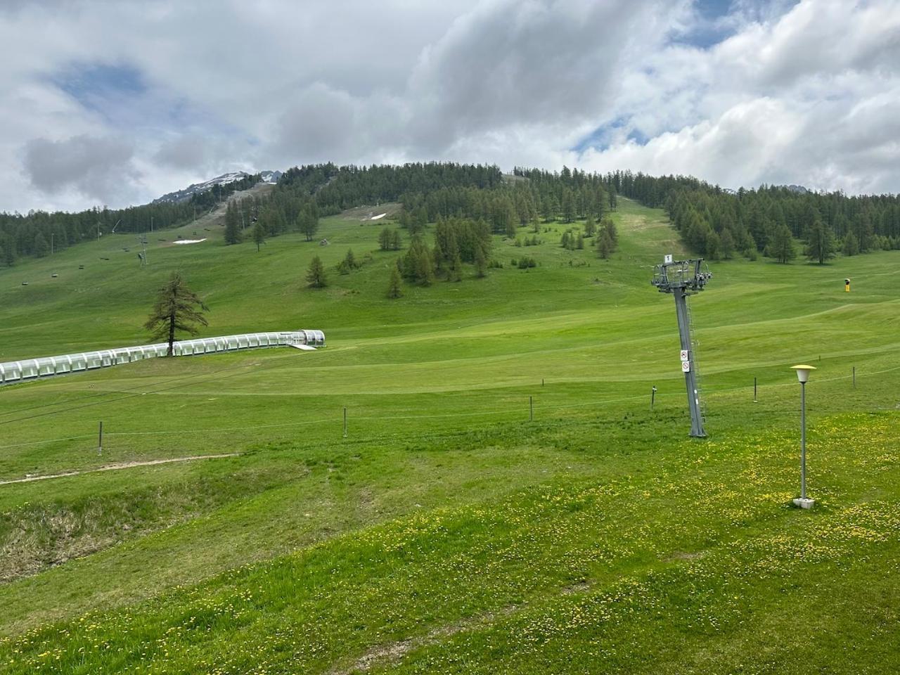 Studio Les Chalmettes 4 Personnes Au Pied Des Pistes Wifi - Balcon - Parking Montgenèvre Zewnętrze zdjęcie